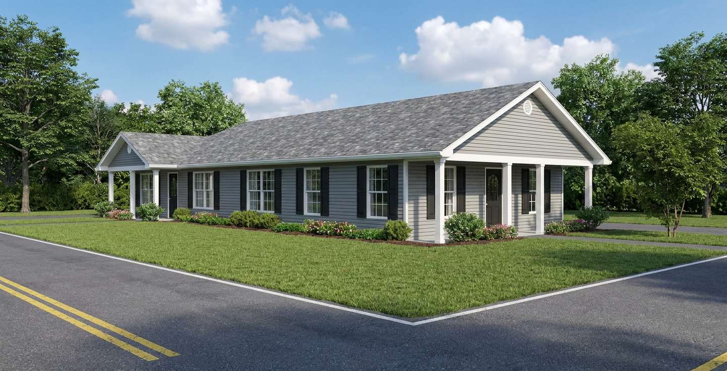 J0803d, designed for narrow or corner lots